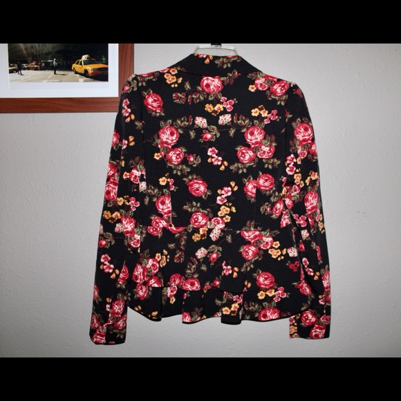 ModCloth Floral Blazer NWOT - Picture 3 of 5